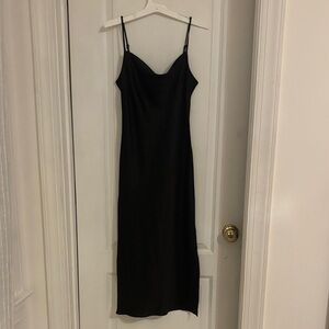 Elegant Black Slip Dress